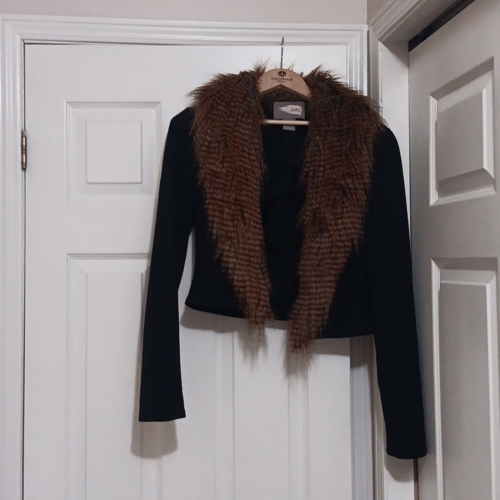 đŠľFauxâ fur blazer